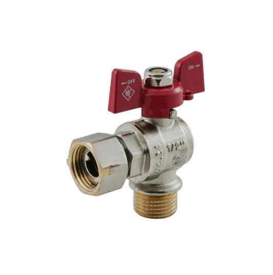Кран шаровой угловой Nolf Classic NFC.841-06 1/2" с накидной гайкой (NF3158)