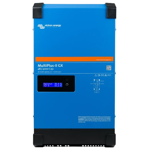 Инвертор гибридный с чистой синусоидой Victron Energy MultiPlus-II GX 48/3000/35-32 1 фаза 2,4 кВт 38-66 В 35A Wi-Fi Blue (27917899)
