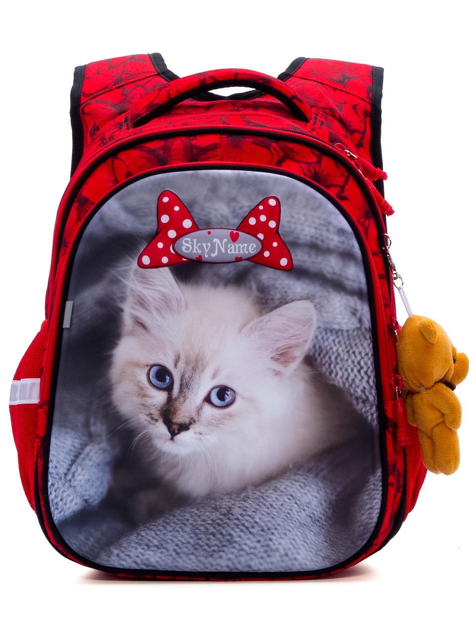 Рюкзак школьный для девочек SkyName Котенок R1-014 для 1-4 классов (1573878008) - фото 2 Рюкзак школьный для девочек SkyName Котенок R1-014 для 1-4 классов (1573878008) - фото 2