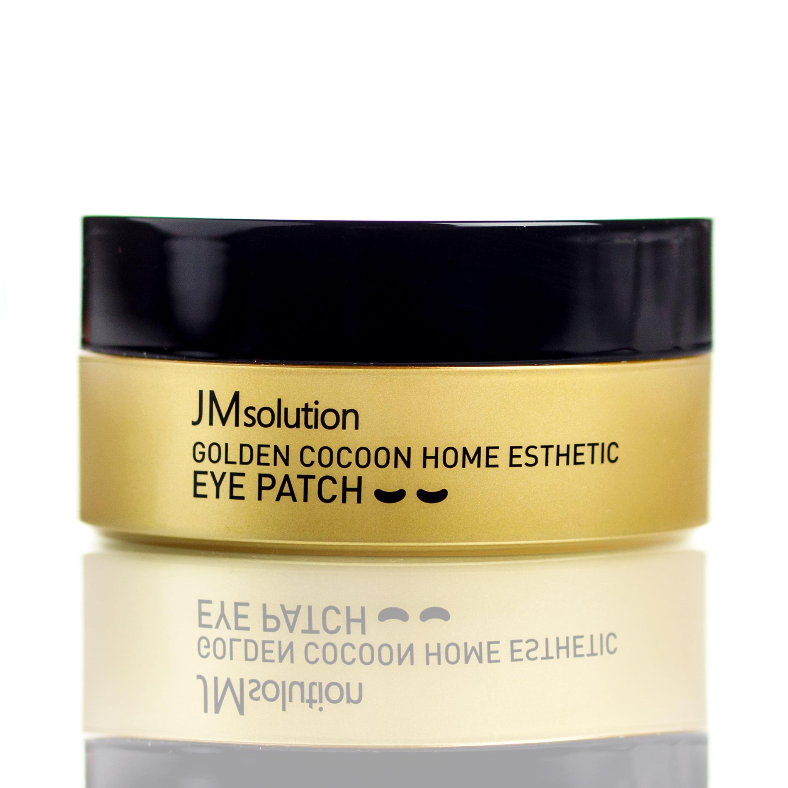 Патчі гідрогелеві з шовком та золотом JMsolution Golden Cocoon Home Esthetic Eye Patch 60 шт.