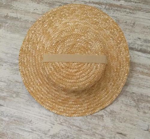 Капелюх канотьє зі стрічкою Kamoa UN Солом'яний (Канотьє-солом)