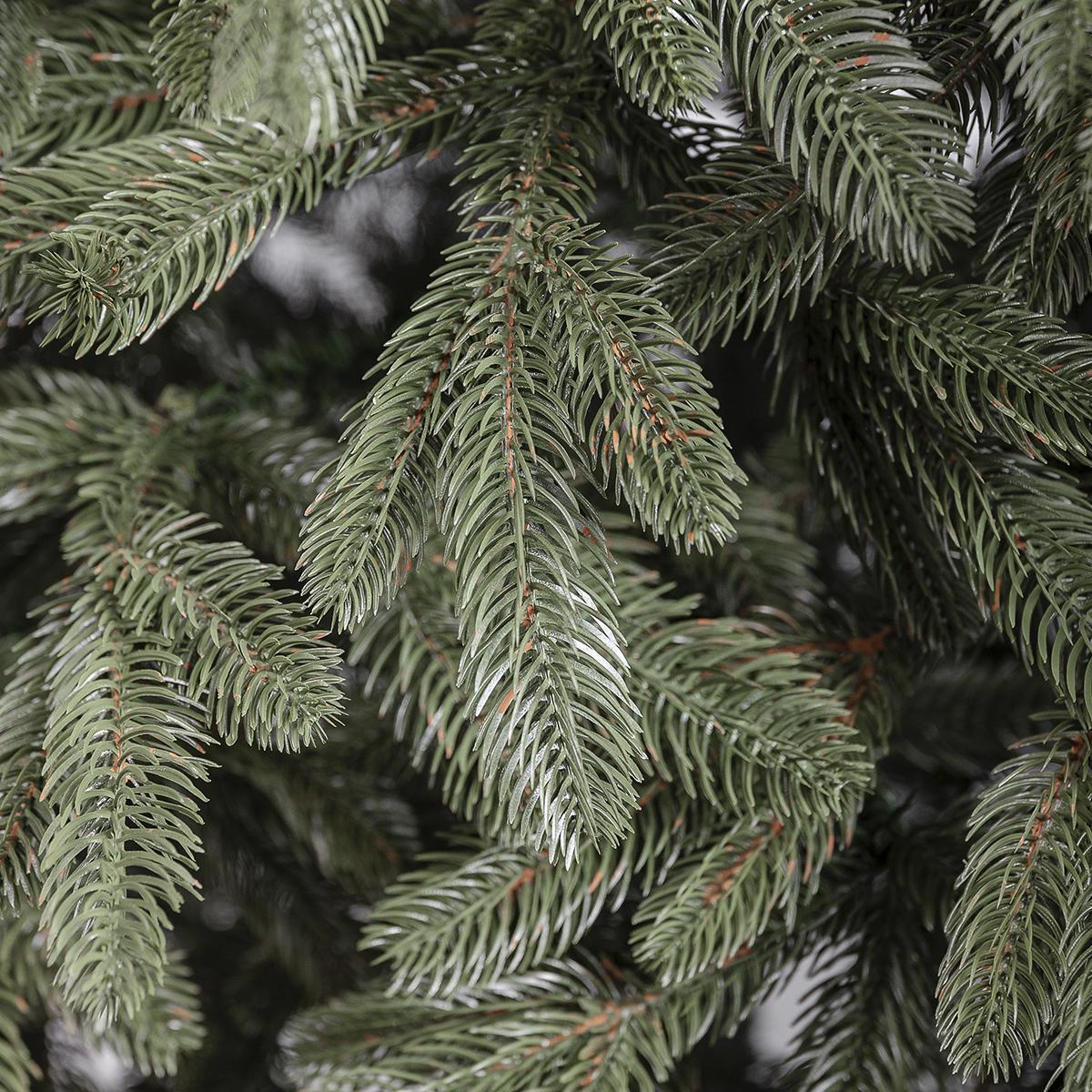 Штучна ялинка лита Буковельська V28 з металевою підставкою 2,10 м Зелений (NYT15017) - фото 8