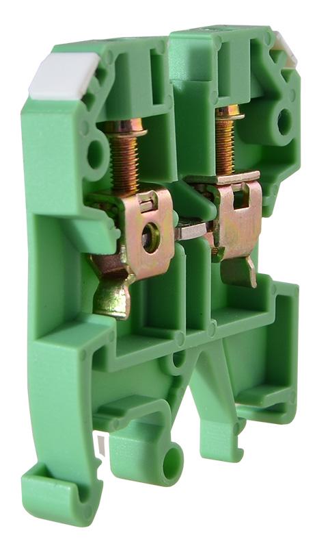 Клема гвинтова набірна АСКО-Укрем JXB 4/35 32А 4 мм2 х 40х6х46 мм Зелений (A0130010012) - фото 3 Клема гвинтова набірна АСКО-Укрем JXB 4/35 32А 4 мм2 х 40х6х46 мм Зелений (A0130010012) - фото 3