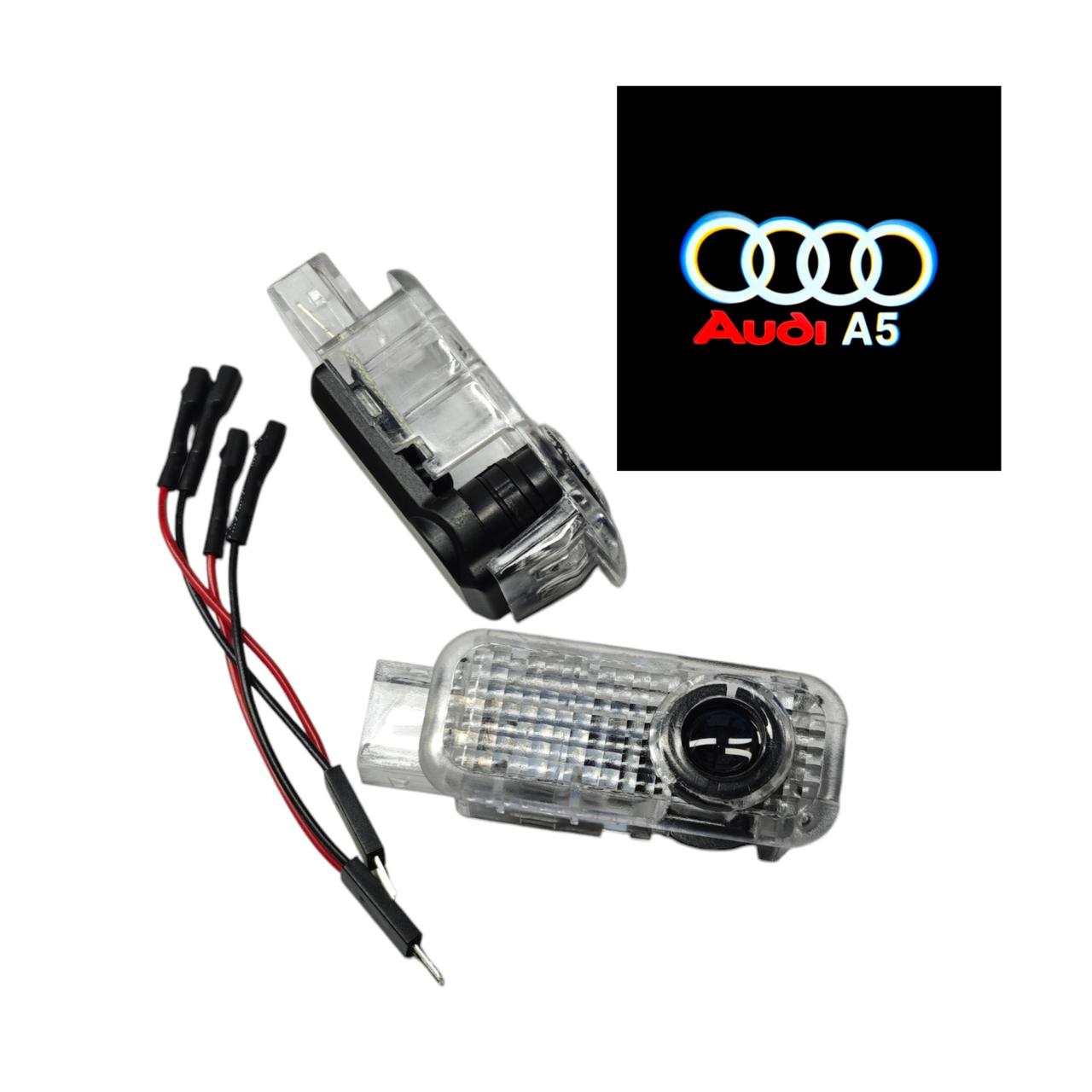 Подсветка на двери автомобиля светодиодная VIP штатная с логотипом Audi A5 (2299378571) - фото 2