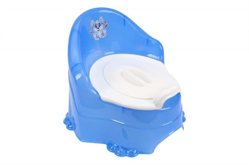 Горшок детский с крышкой 9475 Синий (OY15570)