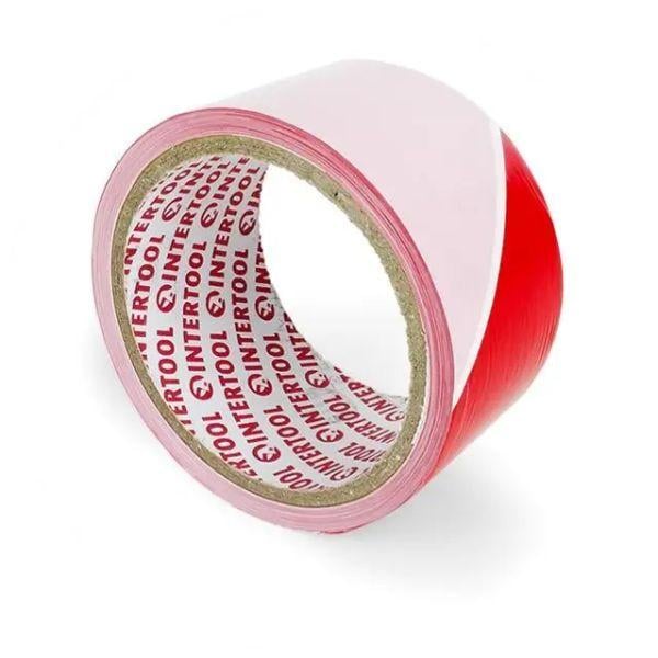 Лента сигнальная для строительных работ 100 мм х 200 м 35 мкм 10 шт. Красный/Белый (2436508938)