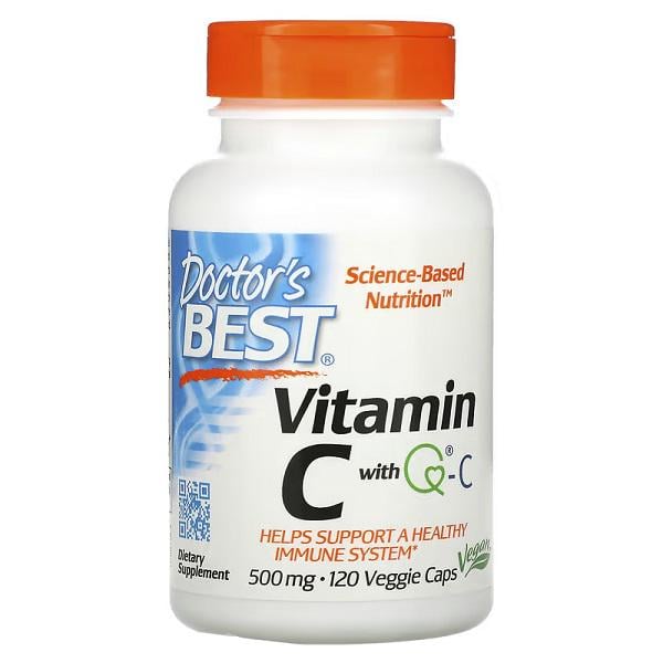 Витамин C Doctor's Best Vitamin C 500 mg 120 Veg Caps