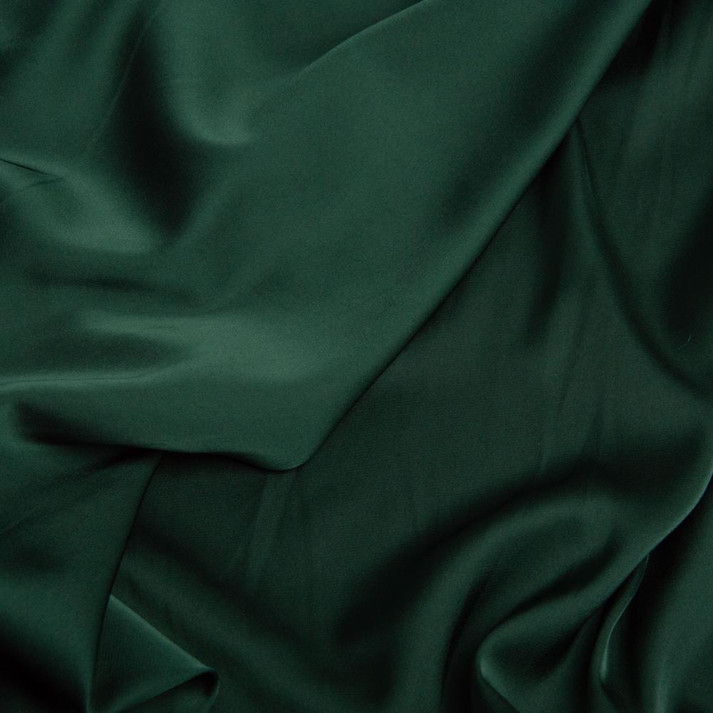 Ткань шелк-сатин Armani V-125 Темно-зеленый (25157)