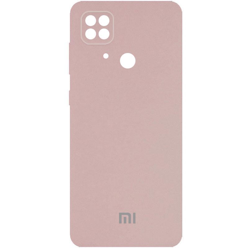Противоударный чехол Silicone Cover Full Camera (AA) для Xiaomi Redmi 10C Pink Sand