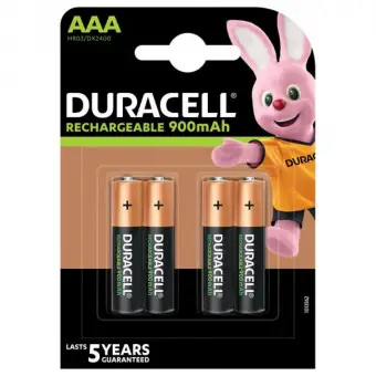 Аккумулятор DURACELL R03 AAA 900 mAhх4 шт. (48738)