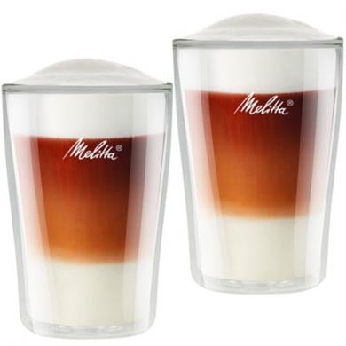 Стаканы с двойными стенками Melitta Latte Macchiato Glass 300 мл 2 шт. (400650821291)