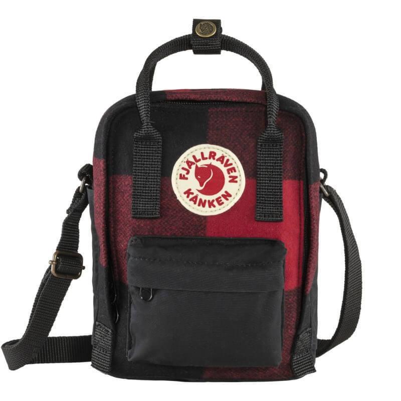 Сумка наплечная Fjallraven Kanken Re-Wool Sling Red/Black (23329.320-550)