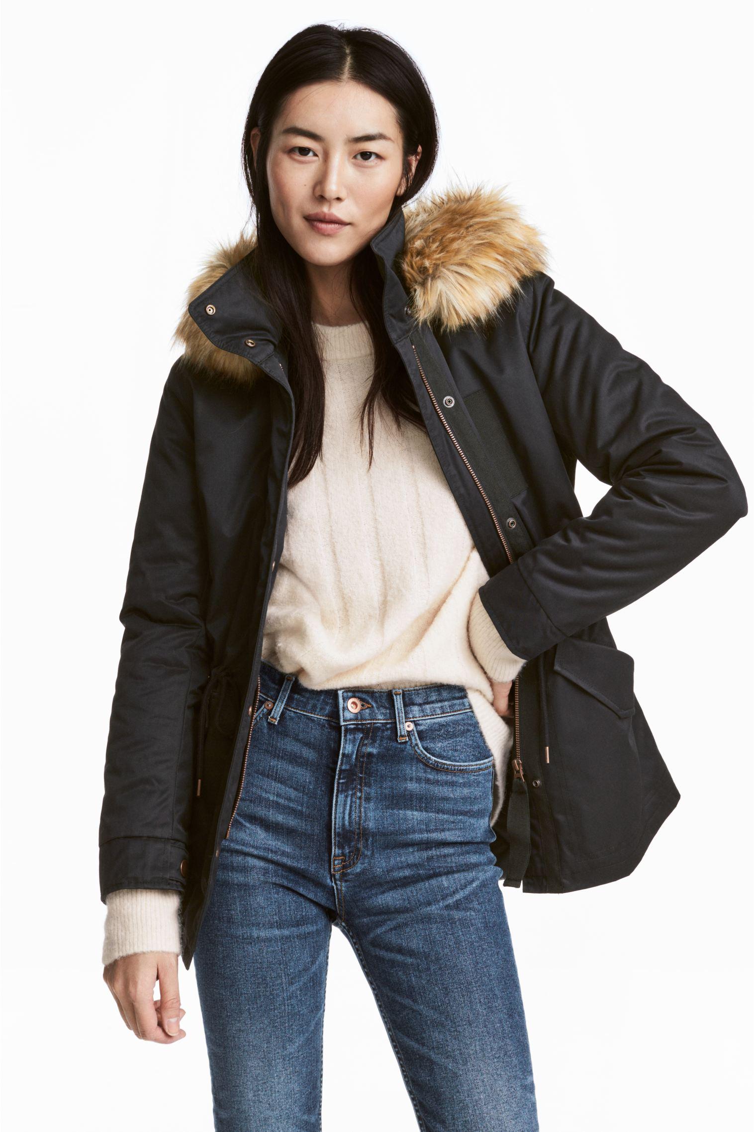 Парка H&M р. 38 Черный (12085728156) Парка H&M р. 38 Черный (12085728156)