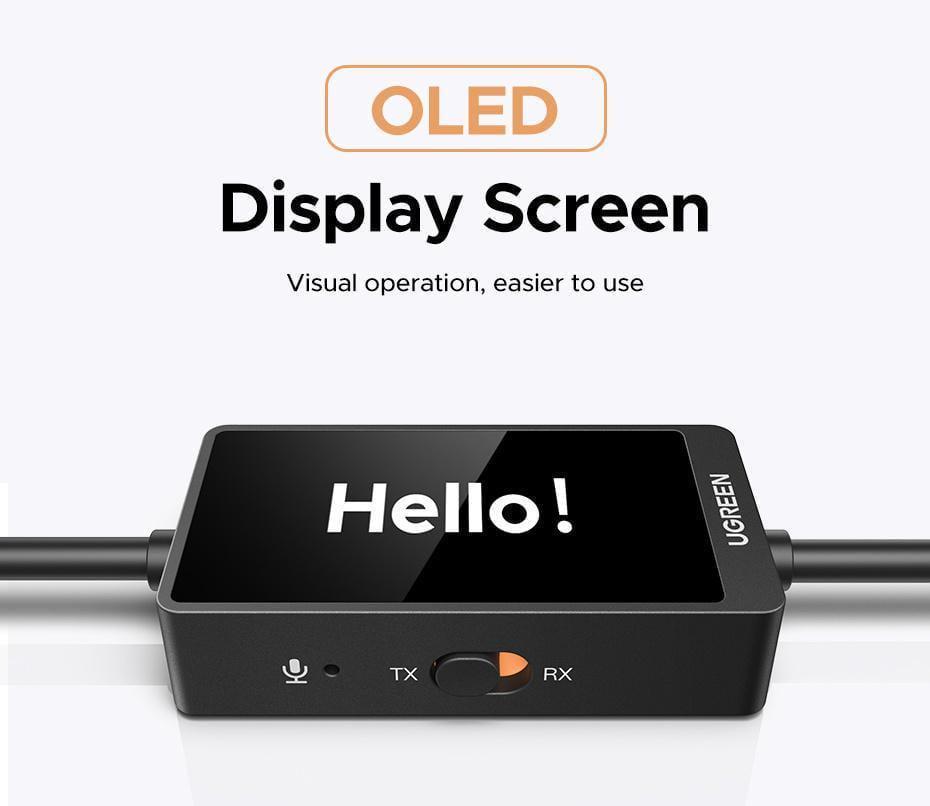 Адаптер аудіо Ugreen Bluetooth 5.4 3.5 мм 0.5-1.5 м (45236) - фото 8