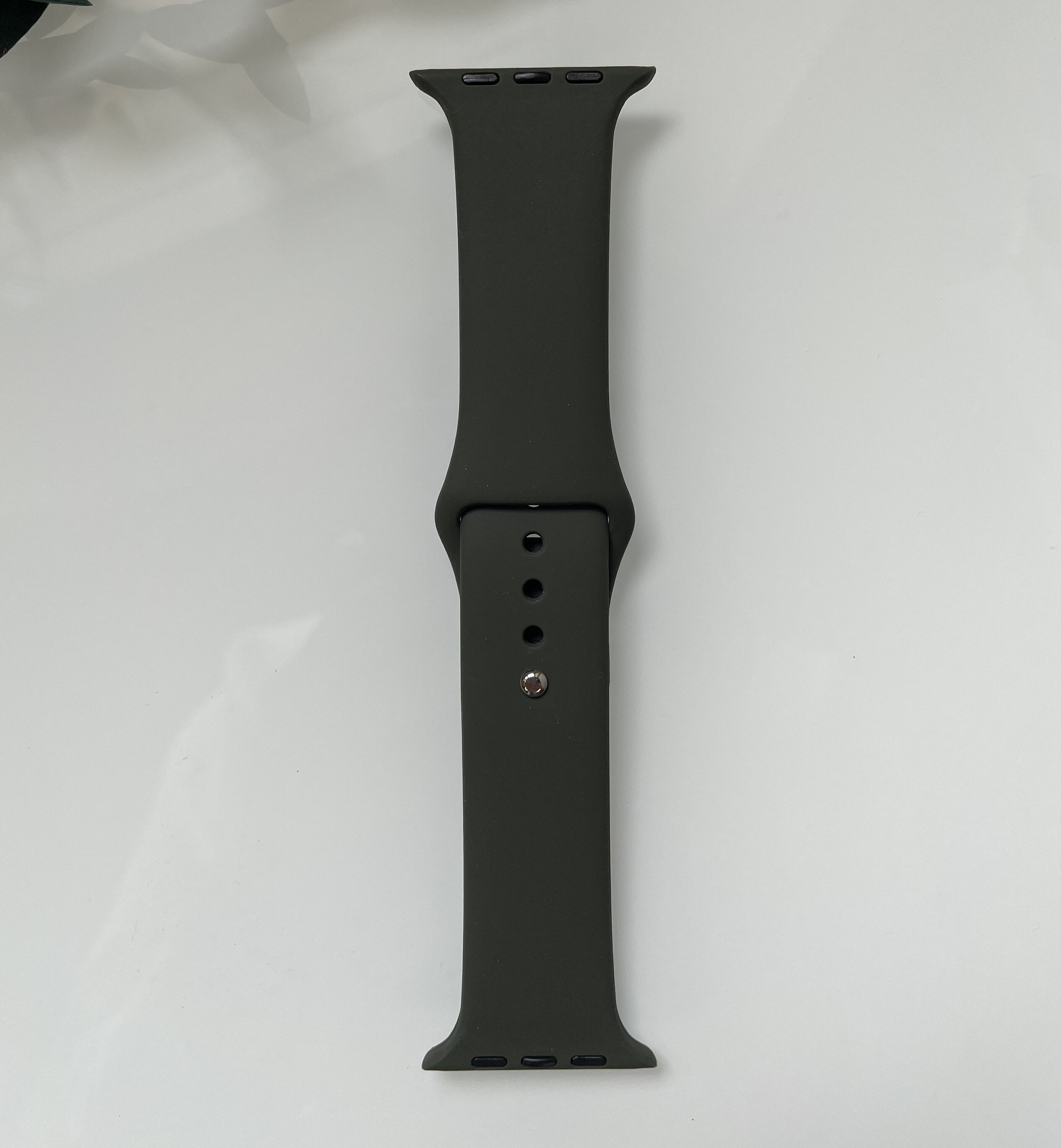 Ремешок для смарт-часов силиконовый для Apple Watch 42/44 мм Хаки (RW052)