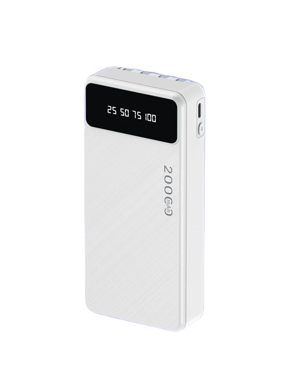 Повербанк зі швидкою зарядкою Awei 20000 mAh White