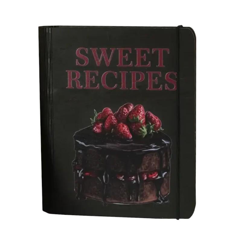 Книга для кулинарных рецептов "Sweet recipes" 80 листов А6 16,5х13 см (NB-100-3)