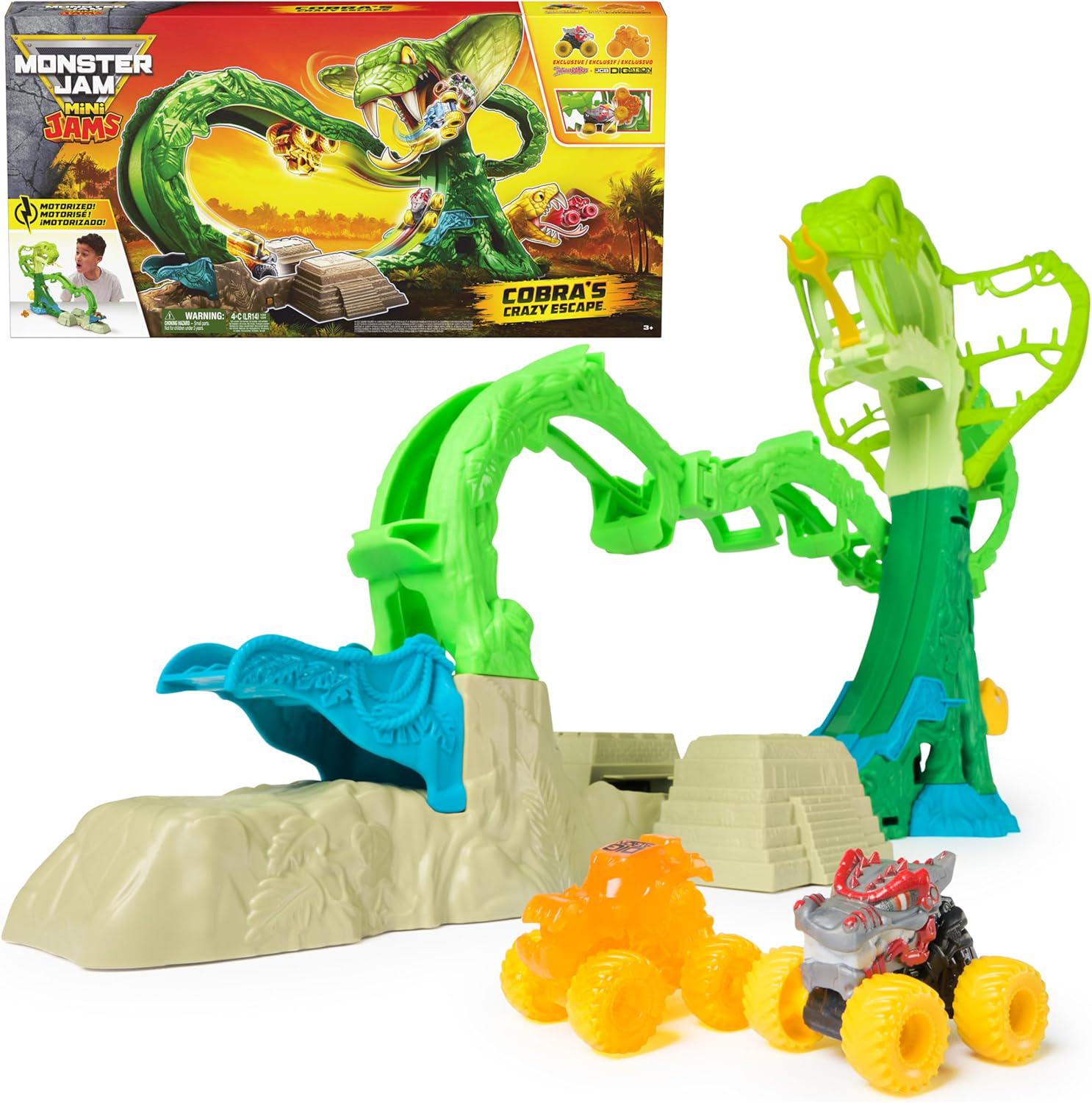 Игровой набор Монстр Джем Кобра Monster Jam Cobra's Crazy Escape Mini Jams (441212364)