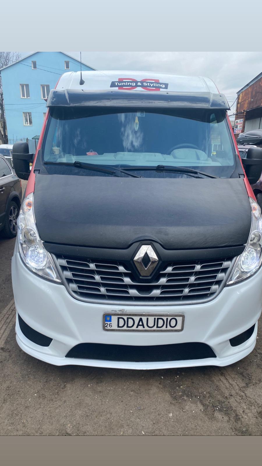Передний бампер AMG Meliset для Renault Master 2011-2023 гг. abs-пластик Под покраску - фото 2