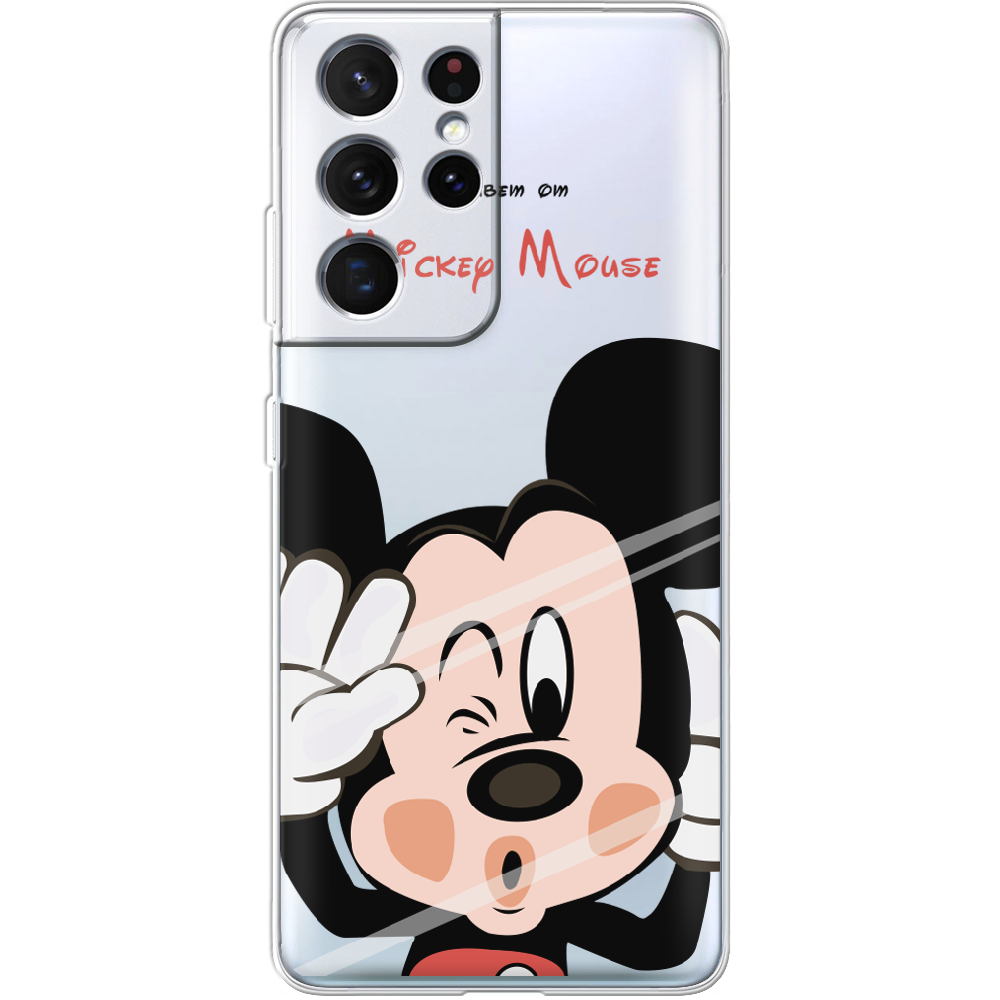 Чехол BoxFace Samsung G998 Galaxy S21 Ultra Mister M Прозрачный силикон (41719-cc58-41719)
