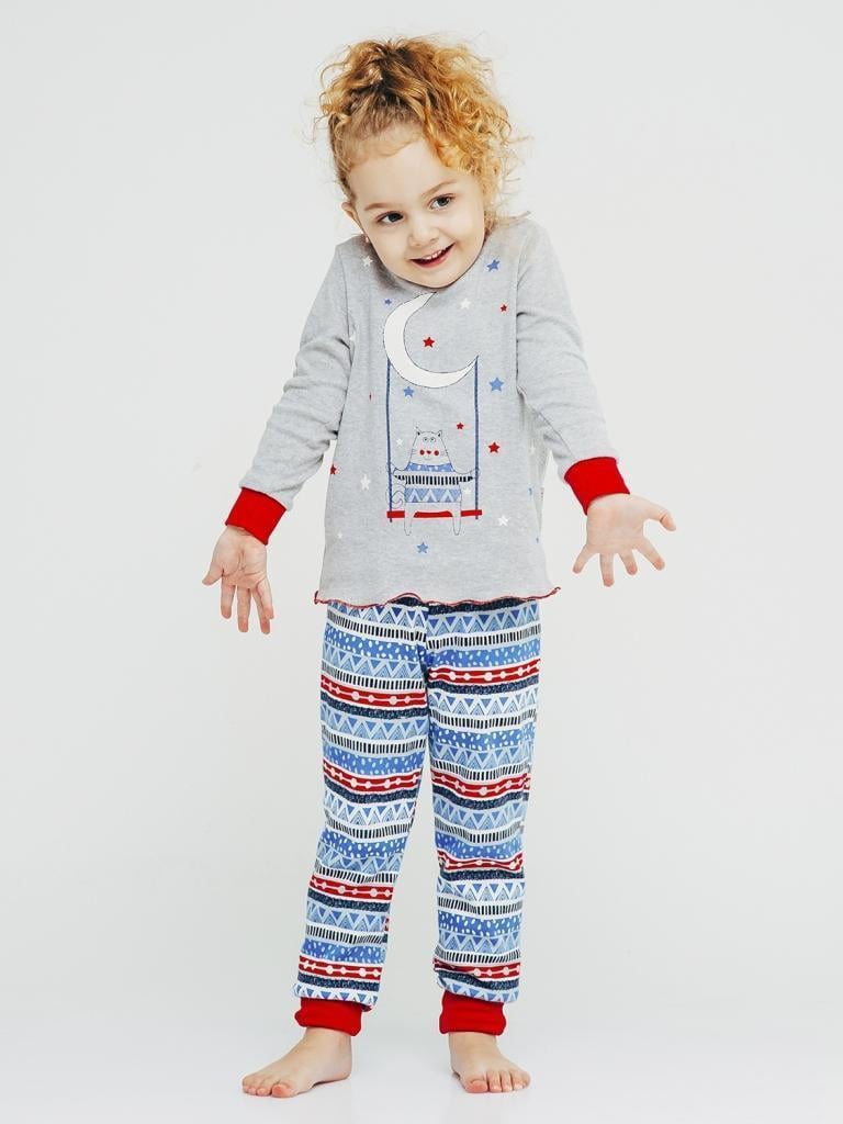 Пижама Smil 92 см Серый меланж (104243)