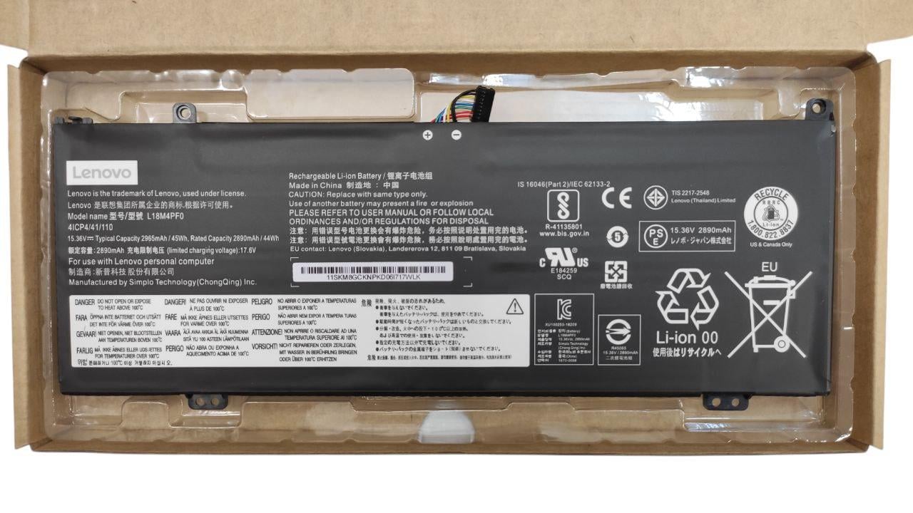 Аккумулятор для Lenovo ThinkBook 13S-IML/IWL 14S-IML/IWL L18M4PF0/L18D4PF0/L18C4PF0 2965mah 45Wh (32616626)
