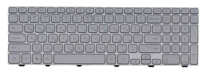 Клавиатура для ноутбука Dell Inspiron 7537 с подсветкой клавиш матовая (0KK7X9)