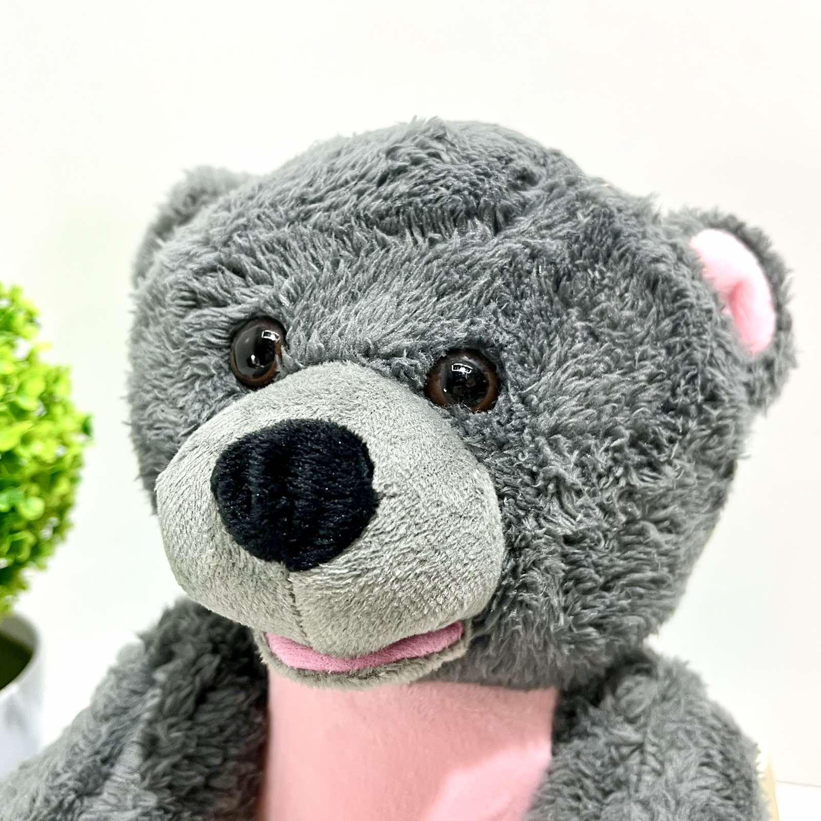 Интерактивная игрушка Мишка-сказочник играет в прятки/рассказывает сказки Серый (M 5843 I UA) - фото 3