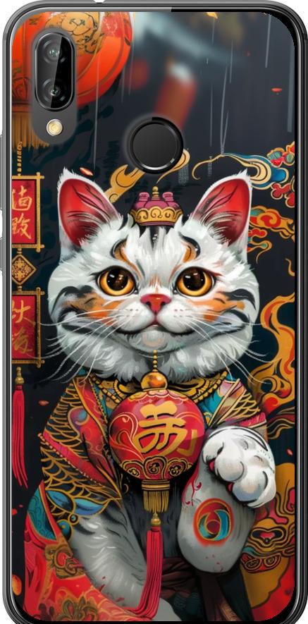 Чехол на Huawei P20 Lite China Cat v2 (6135u-1410-42517)