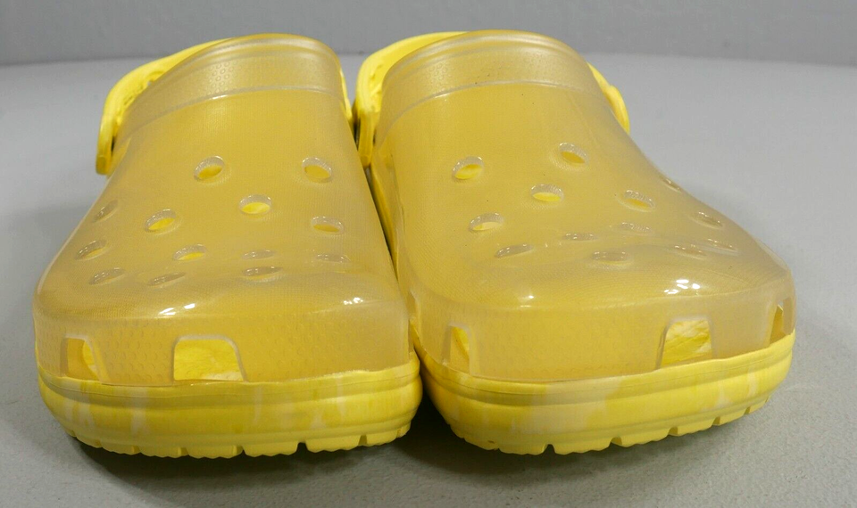 Сабо жіночі Crocs Classic Translucent Bleach Dye Clog Banana р. 37-38 Жовтий (14232) - фото 7 Сабо жіночі Crocs Classic Translucent Bleach Dye Clog Banana р. 37-38 Жовтий (14232) - фото 7