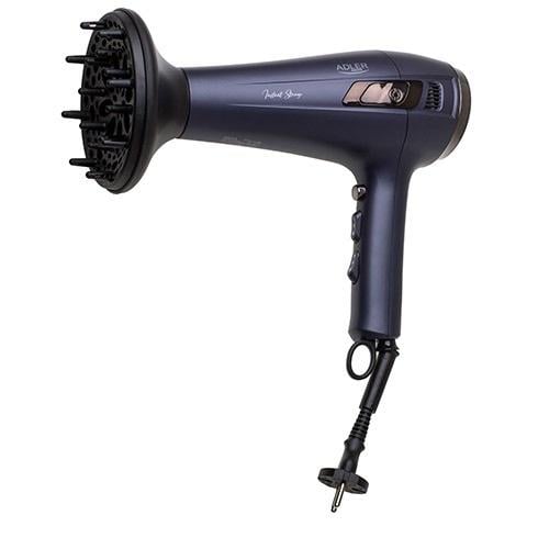 Фен для сушіння/укладання волосся 2 рівні швидкості 3 режими температури Темно-фіолетовий