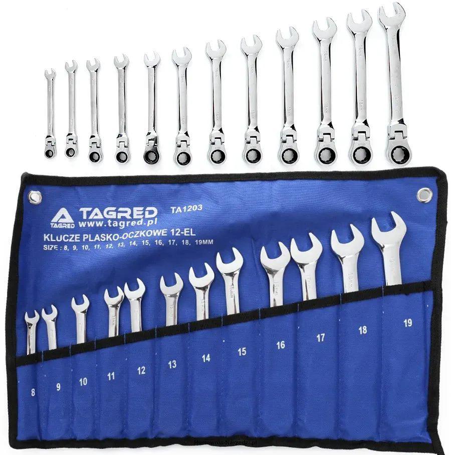 Набір ключів комбінованих TAGRED TA1203 12 шт. (2661258602) - фото 6