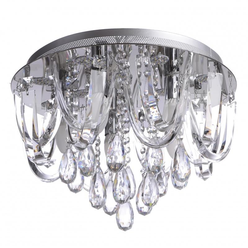 Люстра светодиодная потолочная торт для натяжного потолка Brille BR-01 454С/9 LED