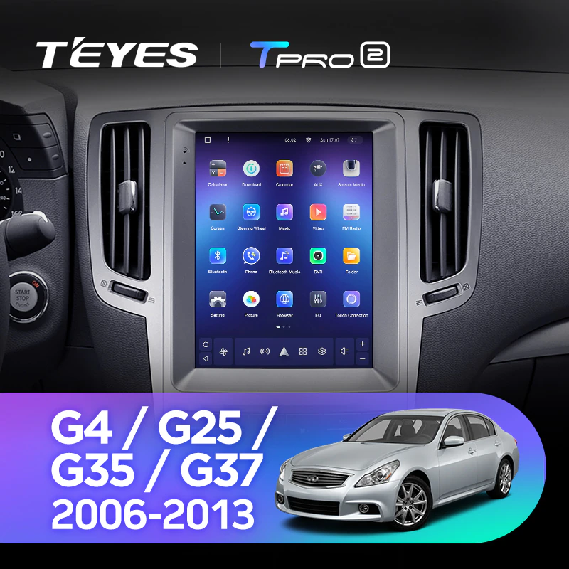 Автомагнитола штатная Teyes TPRO 2 для Infiniti G4 G25 G35 G37 2006-2013 Tesla style Android (1783060163) - фото 3 Автомагнитола штатная Teyes TPRO 2 для Infiniti G4 G25 G35 G37 2006-2013 Tesla style Android (1783060163) - фото 3