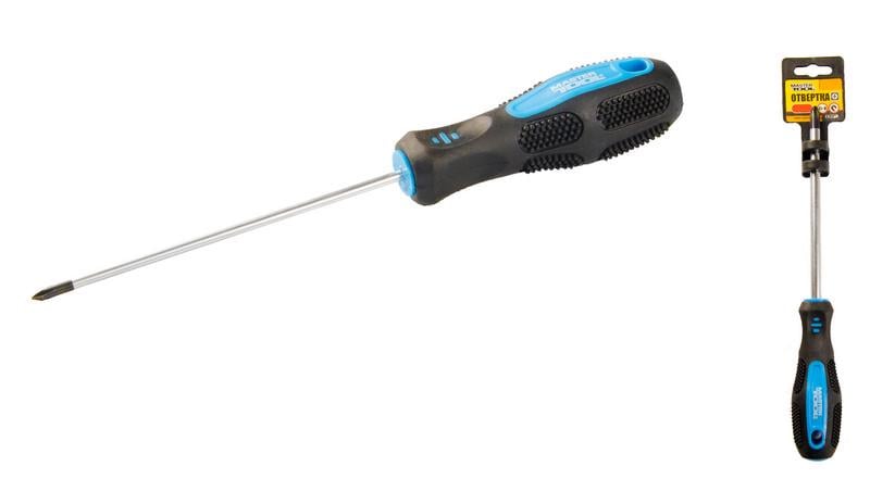 Отвертка крестовая Mastertool РН0х100 мм (48-5010)
