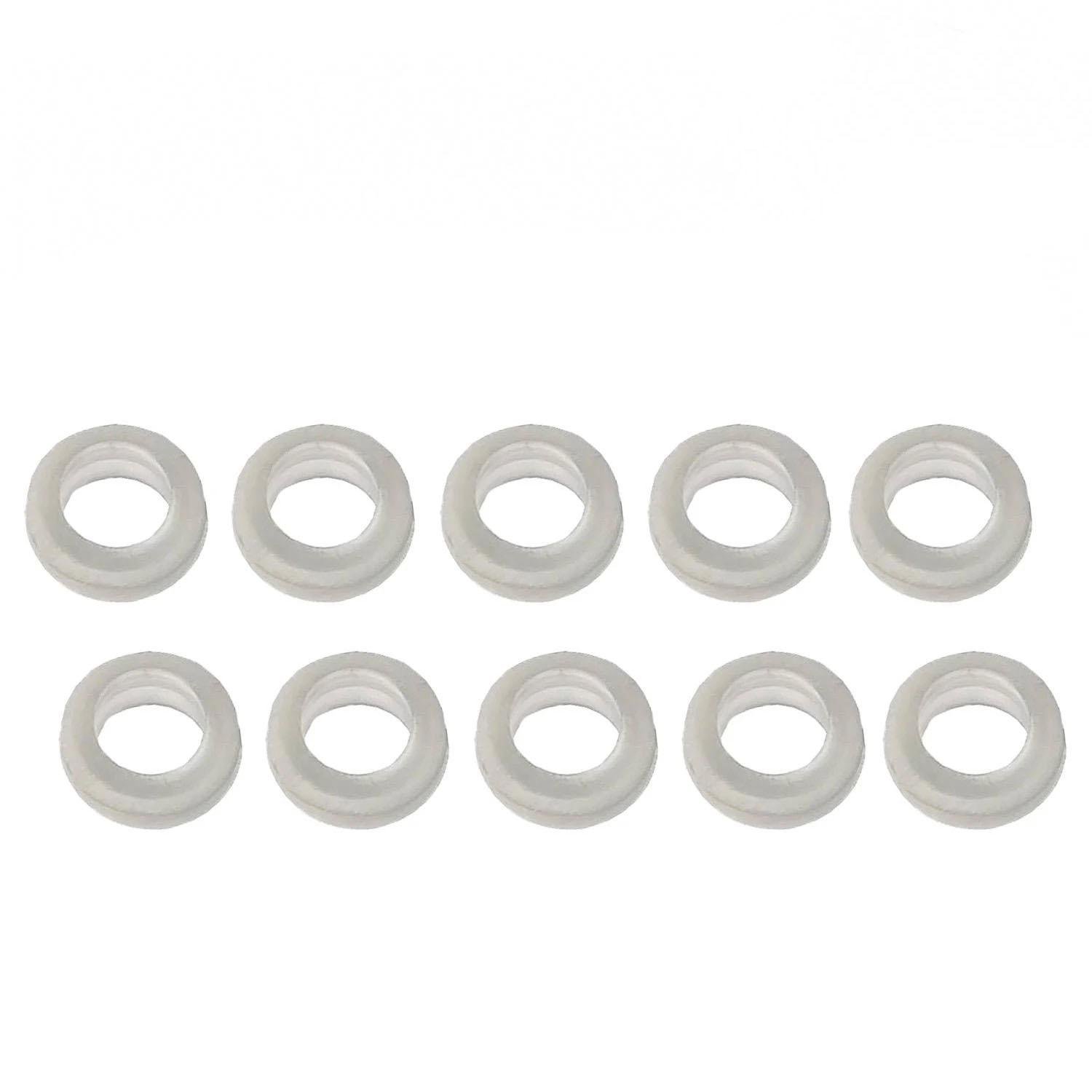 Набір гумових втулок 10 мм 50 шт. Прозорий (53378)