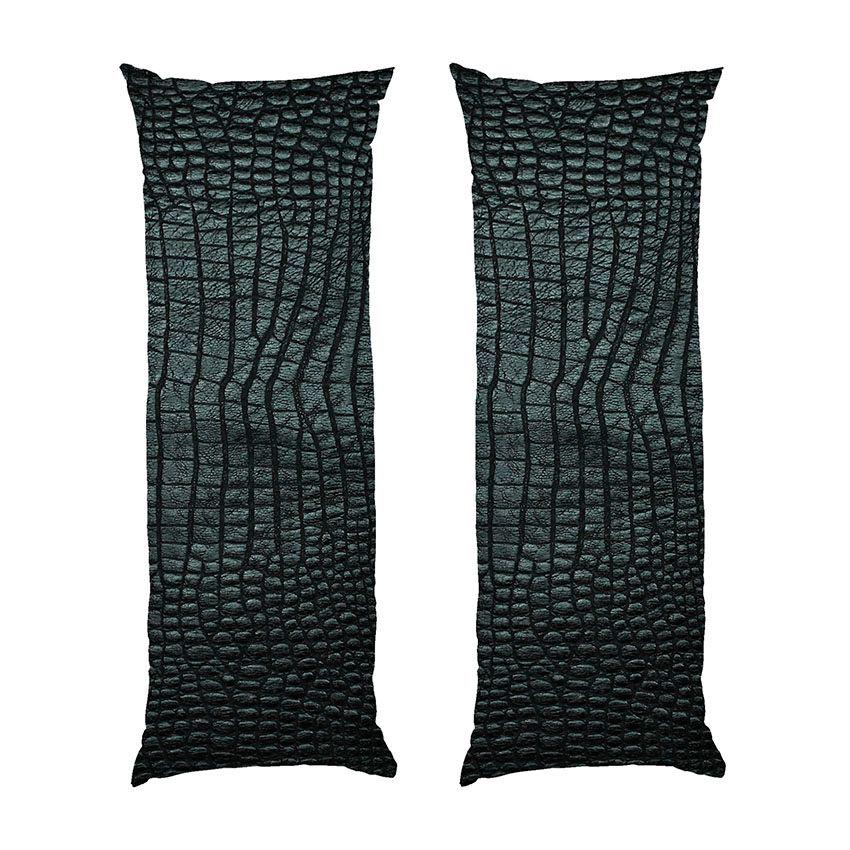 Подушка дакимакура Black skin Crocodile габардин 120х40 см (114231-1)