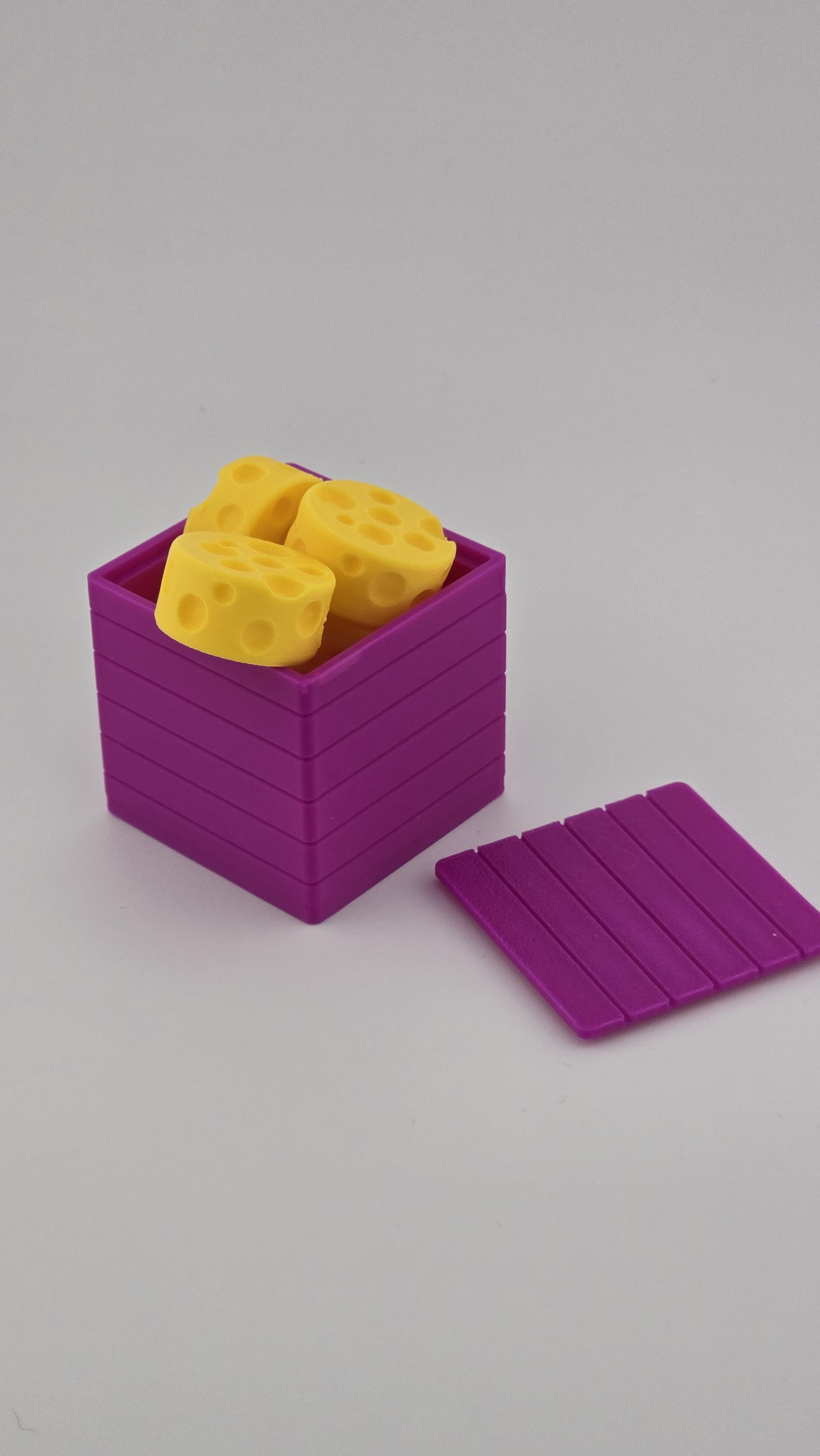 Настільна гра Склади сир у коробку Монтессорі (Е0089)