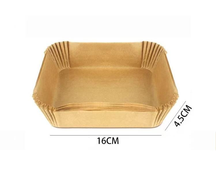 Форми в аерогриль із пергаменту квадратні одноразові силіконізовані 16 см 50 шт. (29356) - фото 2 Форми в аерогриль із пергаменту квадратні одноразові силіконізовані 16 см 50 шт. (29356) - фото 2