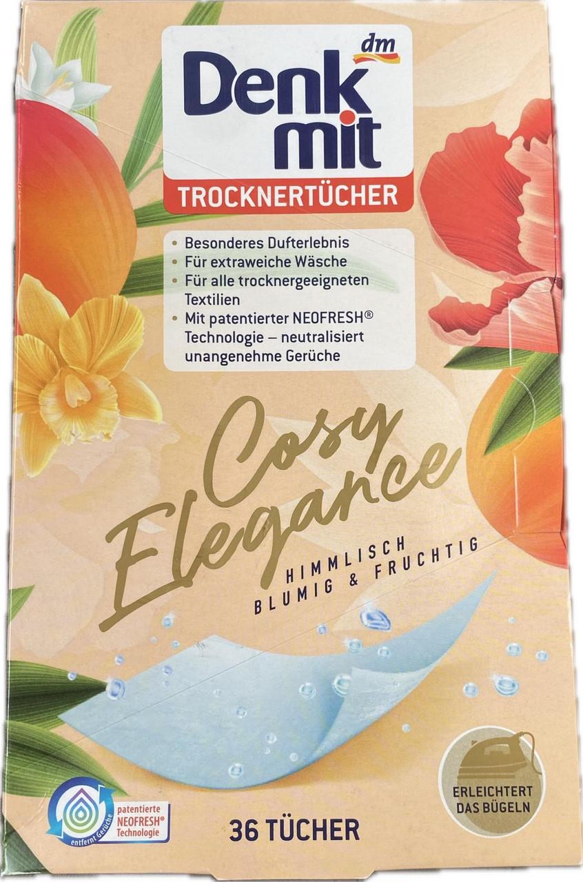 Серветки для сушильної машини Denkmit Cosy Elegance 36 шт. (2089274633)