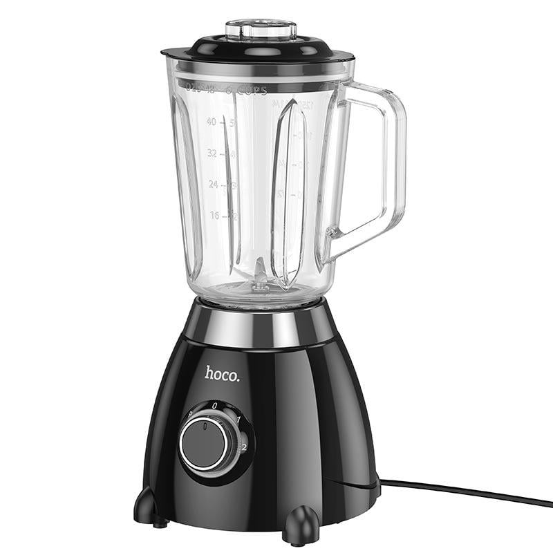 Блендер Hoco HE33 електричний retro juicer blender 500 Вт 1,5 л Black (613248)