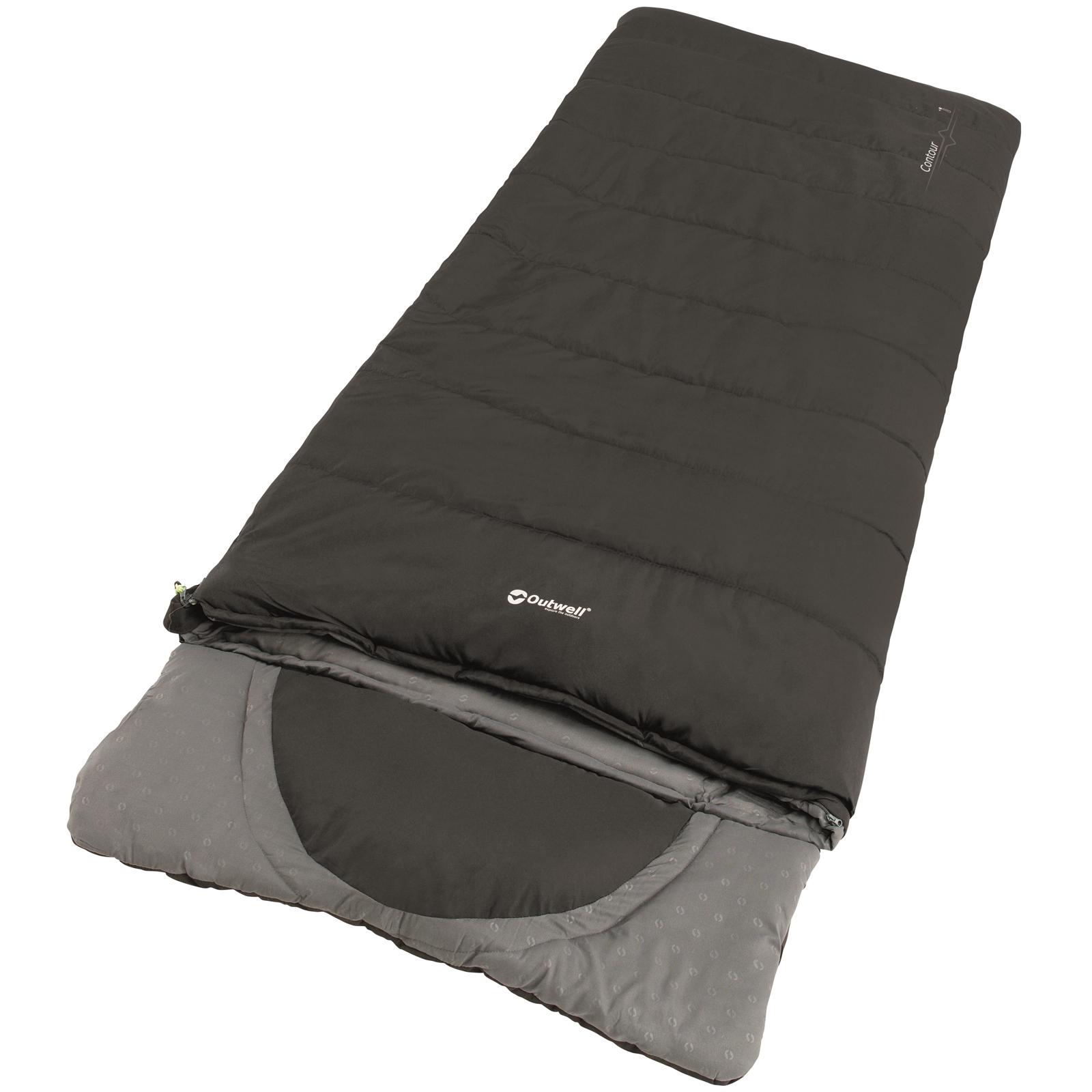 Спальный мешок Outwell Contour Reversible +2 °C left Midnight Black (230365)