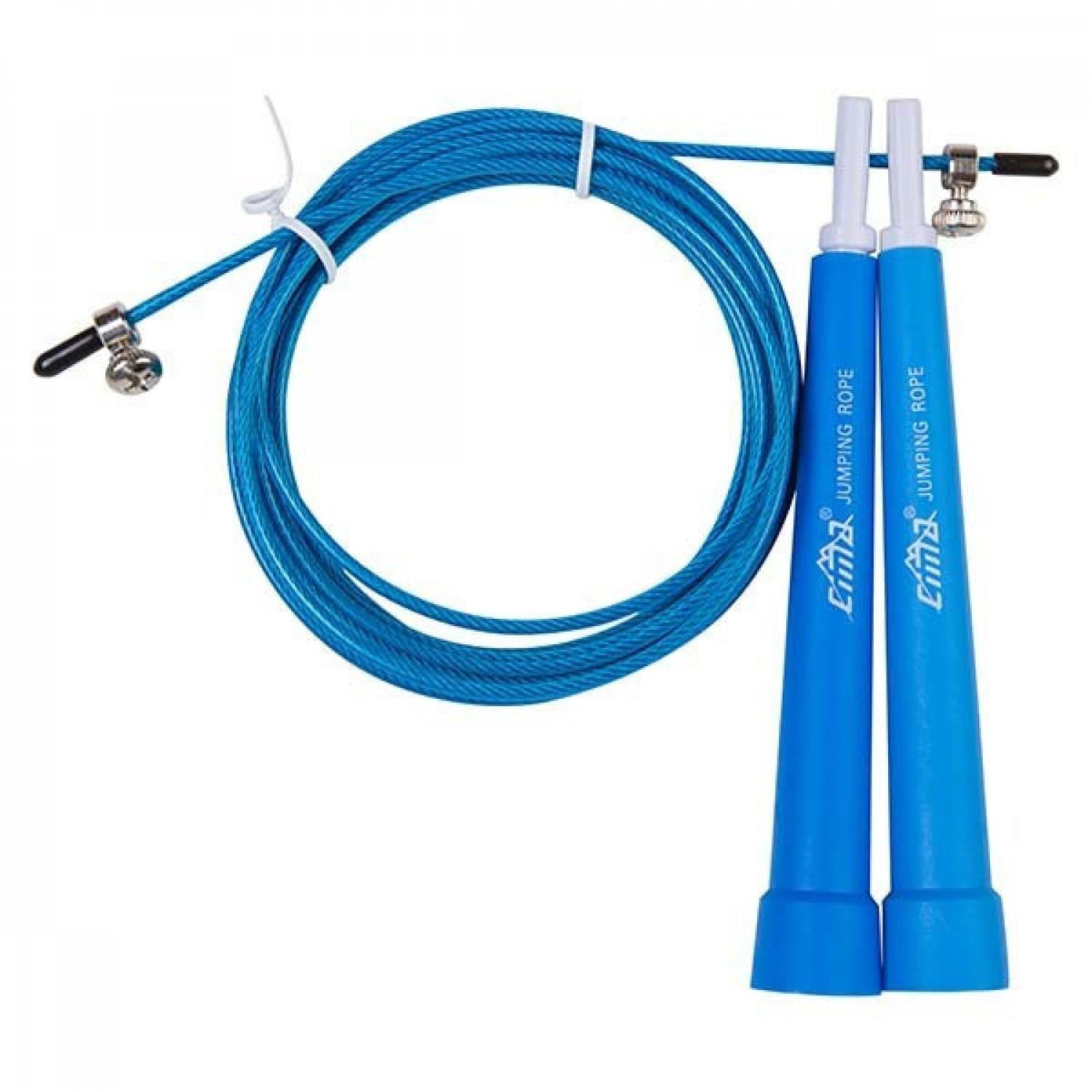 Скакалка спортивная с PVC ручками для кроссфита Cima 3 м Синий (PVC-4/Lwsblue)