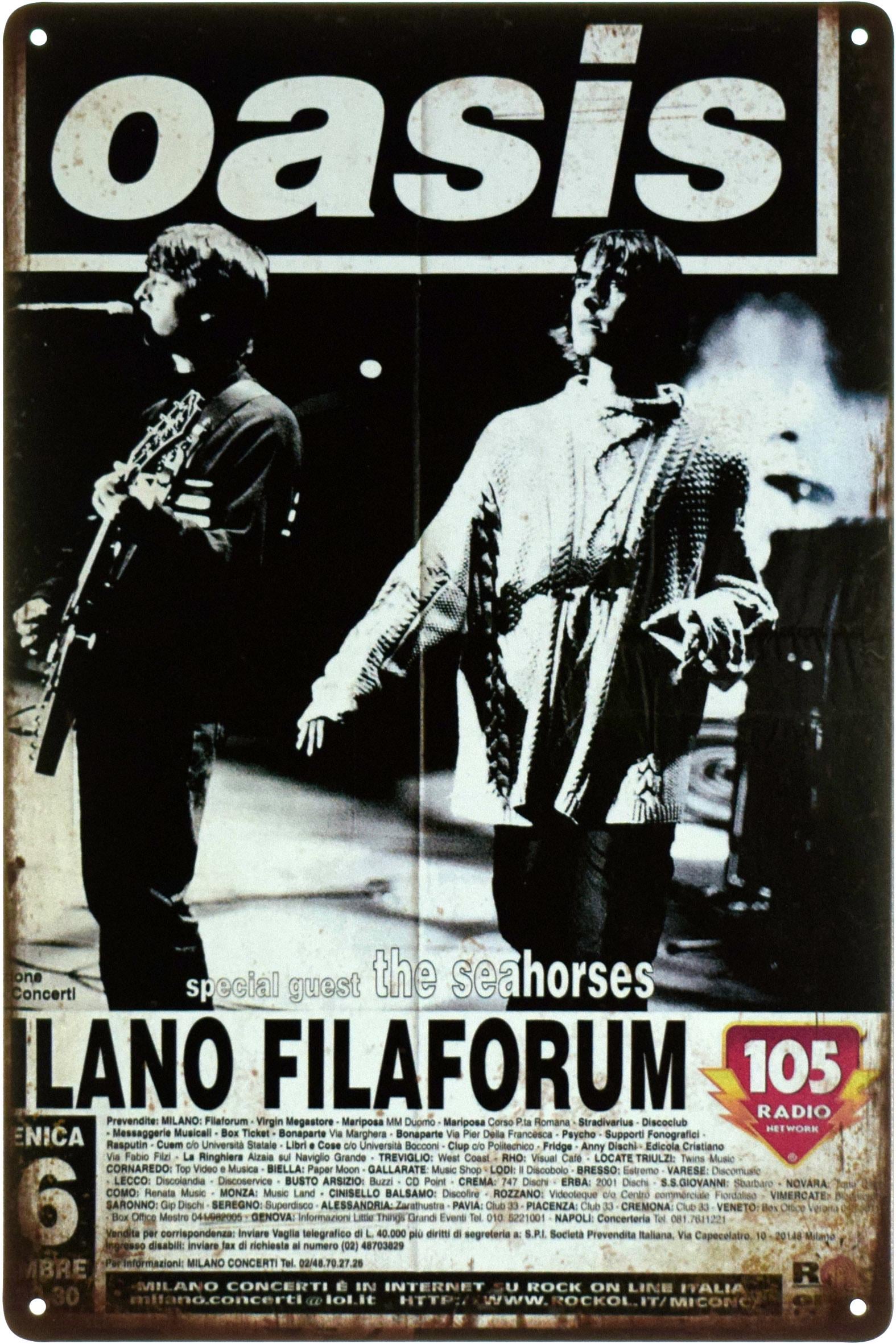 Металлическая табличка Oasis Milano Filaforum 20x30 см
