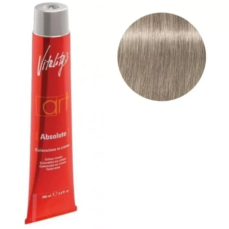 Крем-краска для волос с масляным коктейлем Vitality’s Art Absolute Hair Color Cream 9/1 Пепельный очень светлый блондин 100 мл
