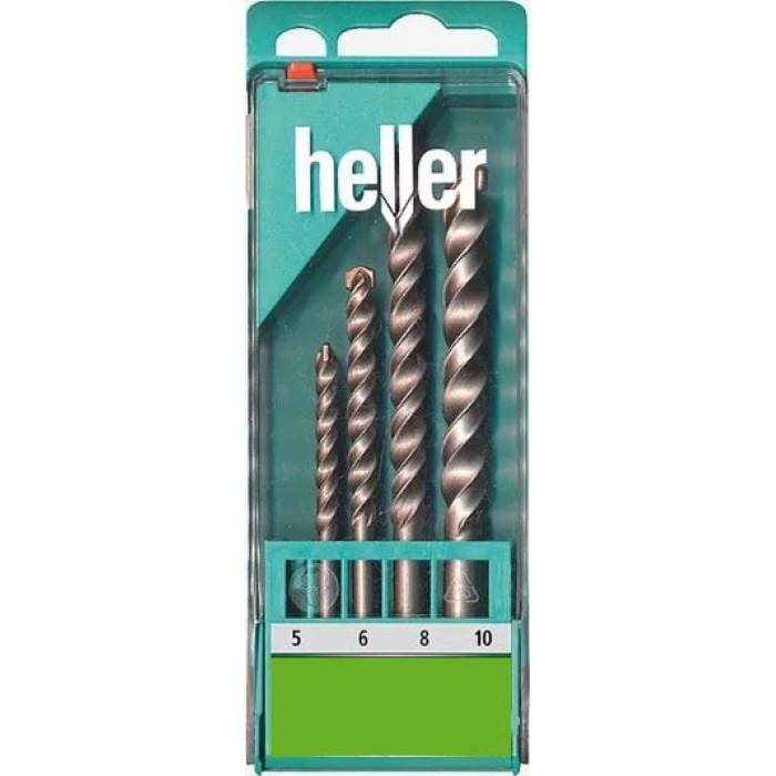 Набор сверл Heller по камню с посадкой 1/4" D5/6/6/8/10 мм 26166 (12895)