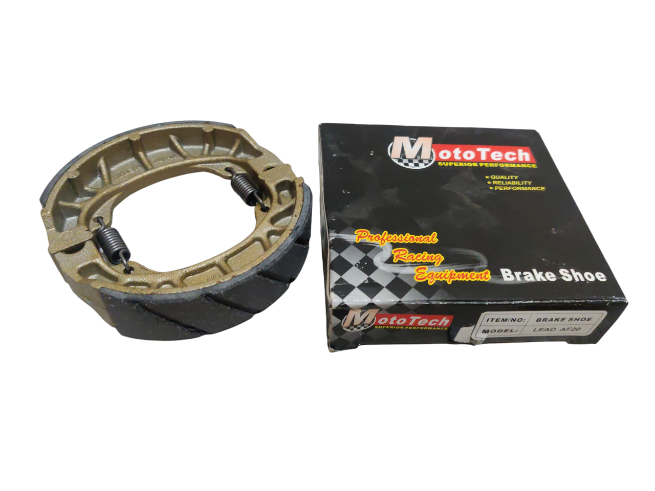 Колодки гальмівні барабанні задні MotoTech для Honda LEAD50/90AF20/HF05 GY6 JH70 AF62