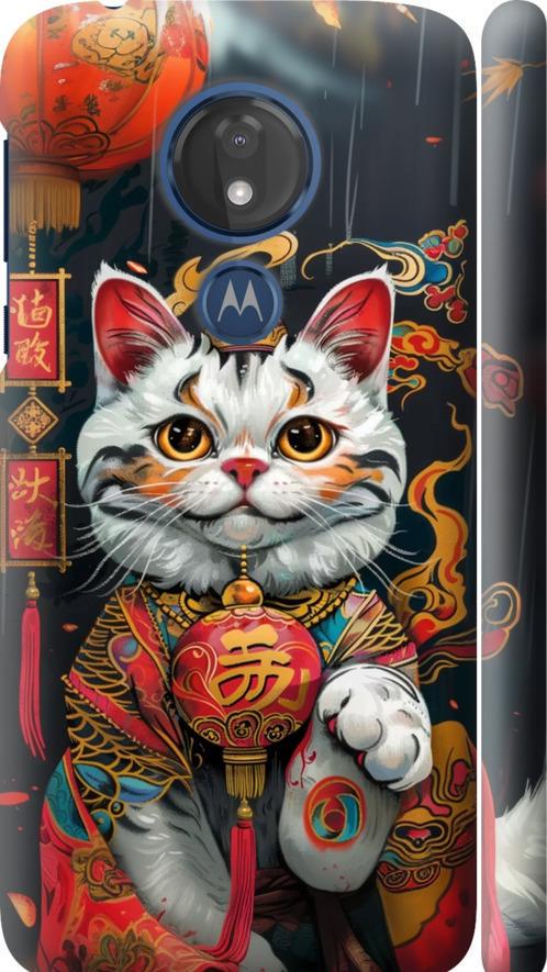 Чехол на Motorola Moto G7 Power China Cat v2 (6135m-1657-42517)