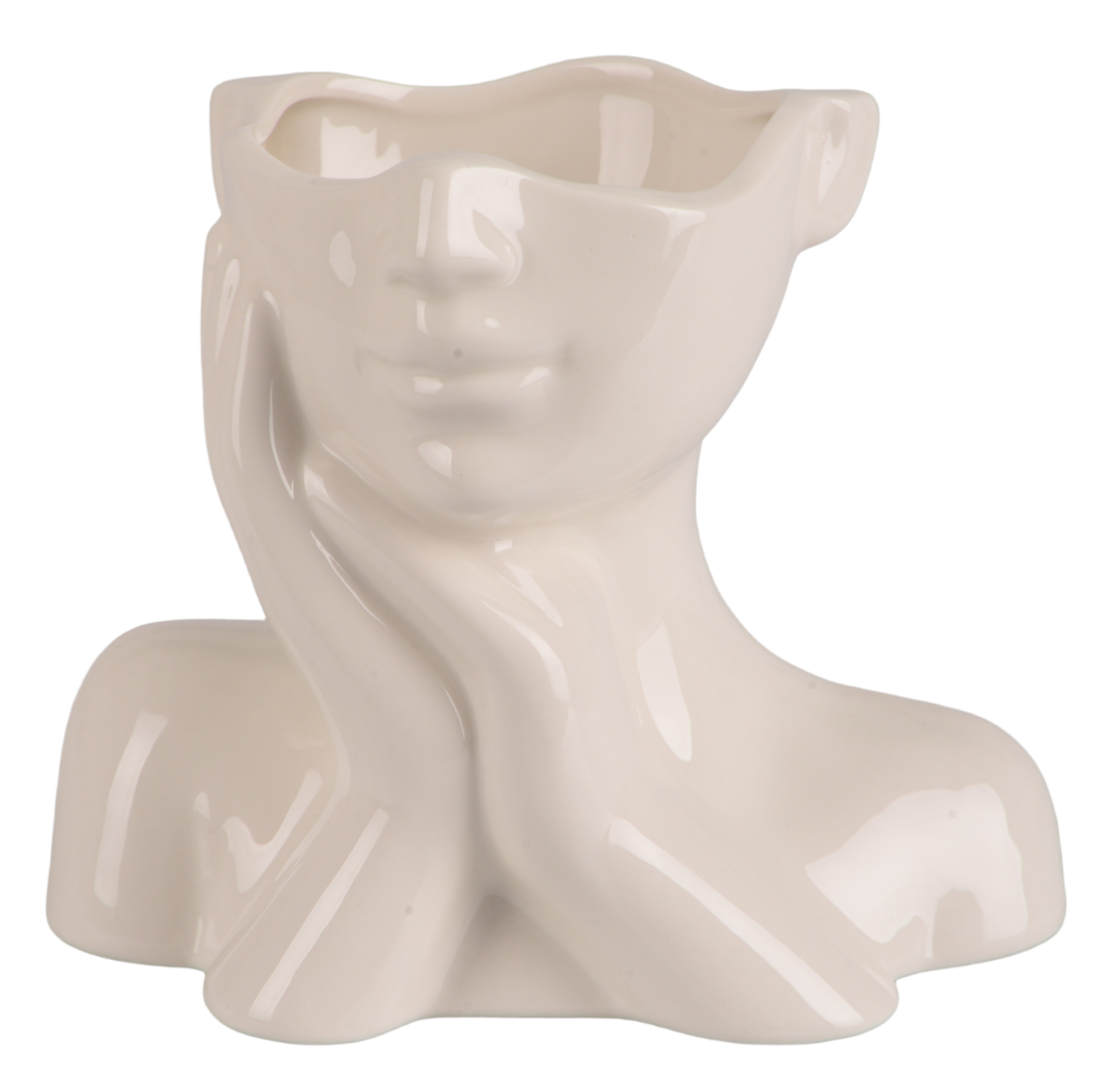 Ваза керамическая Viva Vica 12 см Белый (A060208)