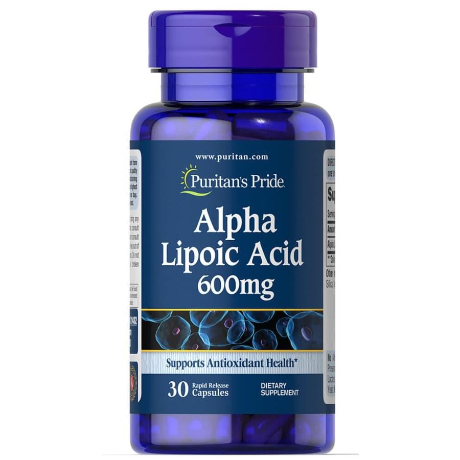 Натуральная добавка Puritan's Pride Alpha Lipoic Acid 600 мг 30 капс. (8840)